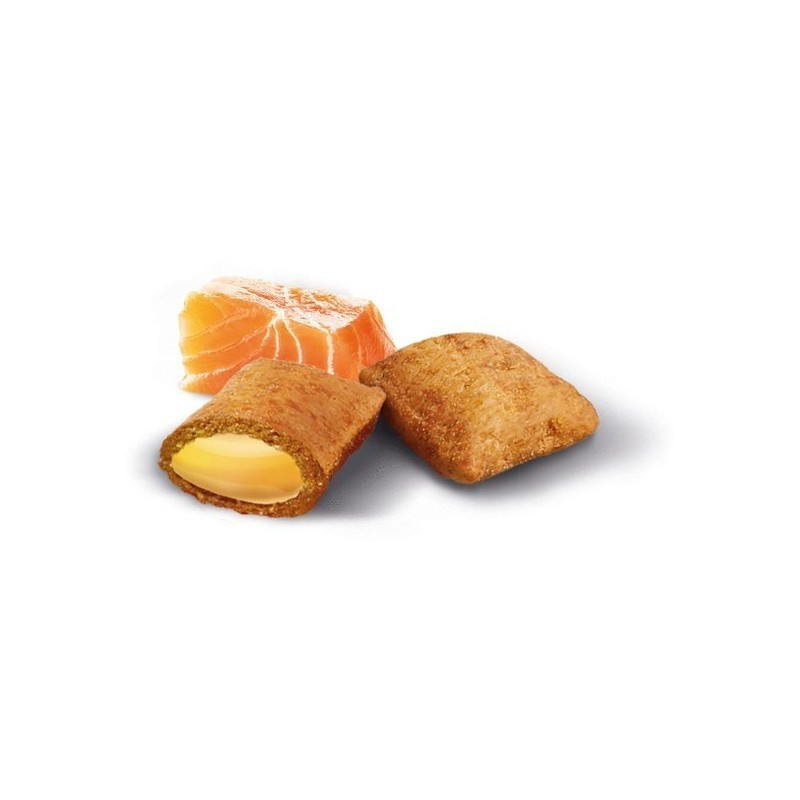 تشویقی گربه جیم کت مدل Nutri Pockets با طعم ماهی سالمون وزن 60 گرم