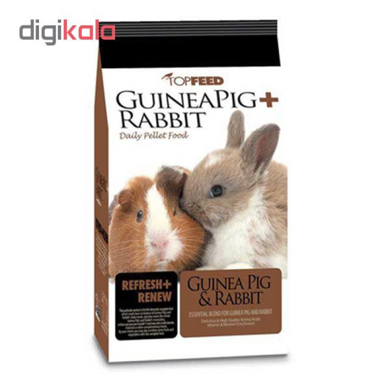 غذای خشک خرگوش و خوکچه هندی تاپ فید مدل GuineaPig & Rabbit وزن 1 کیلوگرم