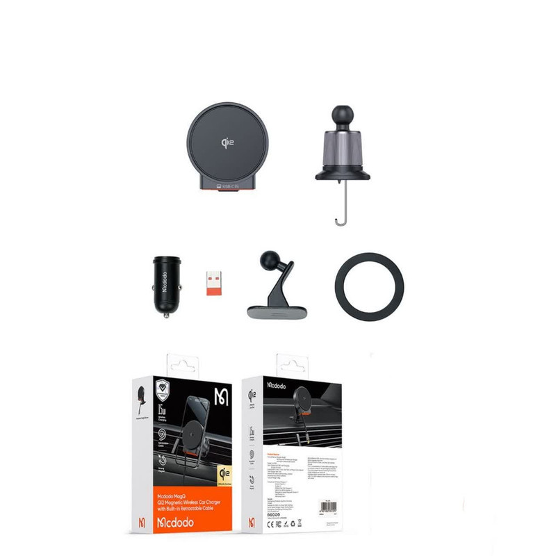 پایه نگهدارنده گوشی موبایل و شارژر 15وات مک دودو مدل ch-0091