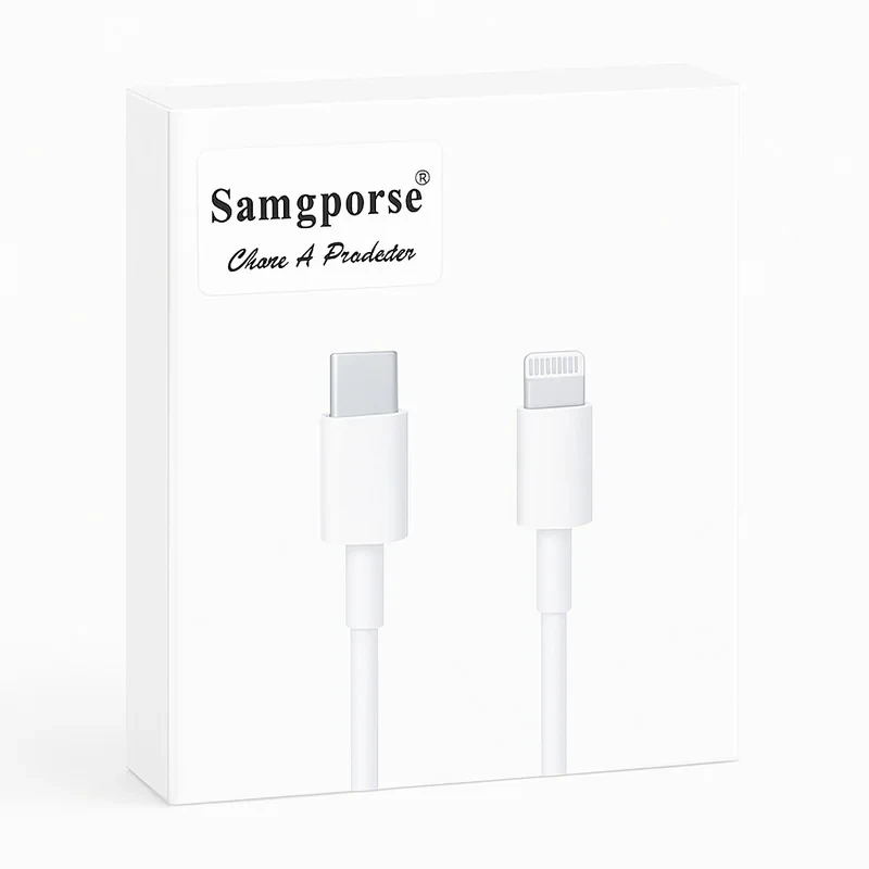 کابل تبدیل USB-C به لایتنینگ سمگپرس مدل دیتا پلاس طول 1 متر