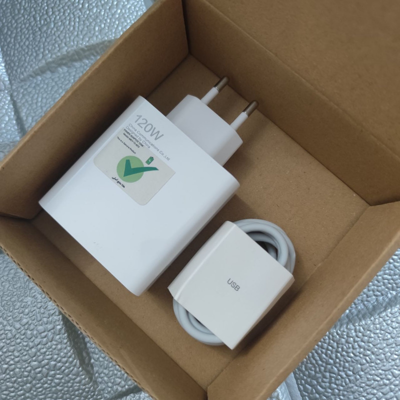 شارژر دیواری 120 وات مدل MDY-12-AEU به همراه کابل USB-C