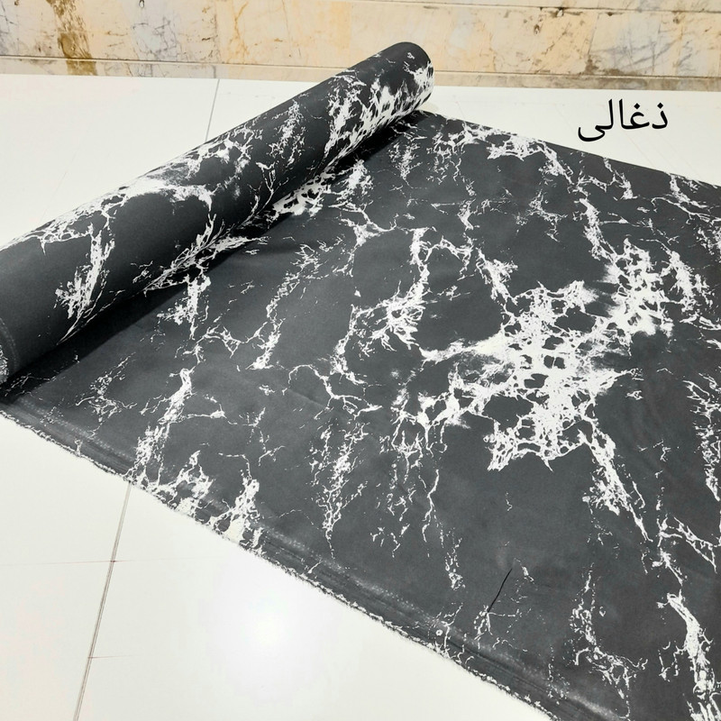 سرویس ملحفه مدل کشدوز niki05.25 طرح ماربل کد 160  دو نفره سه تکه