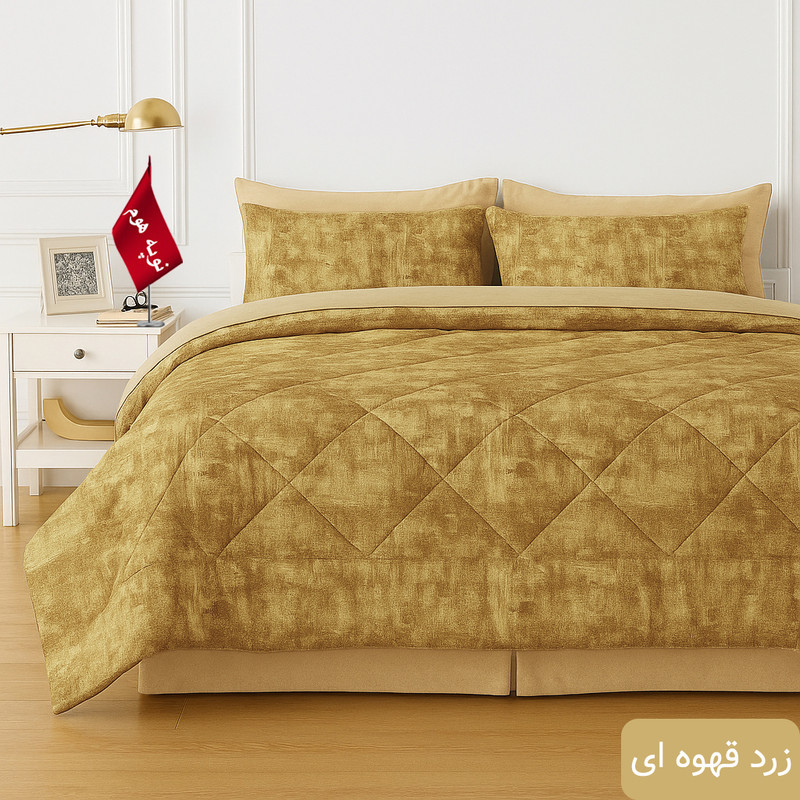 سرویس روتختی 2 نفر 8 تکه نوپه هوم مدل مخمل آرتمیس 28