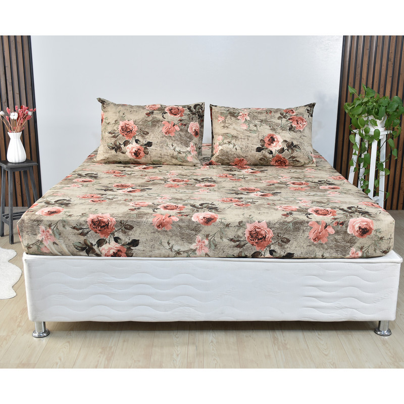 سرویس ملحفه بومرنگ مدل TNB-160 دونفره 3 تکه