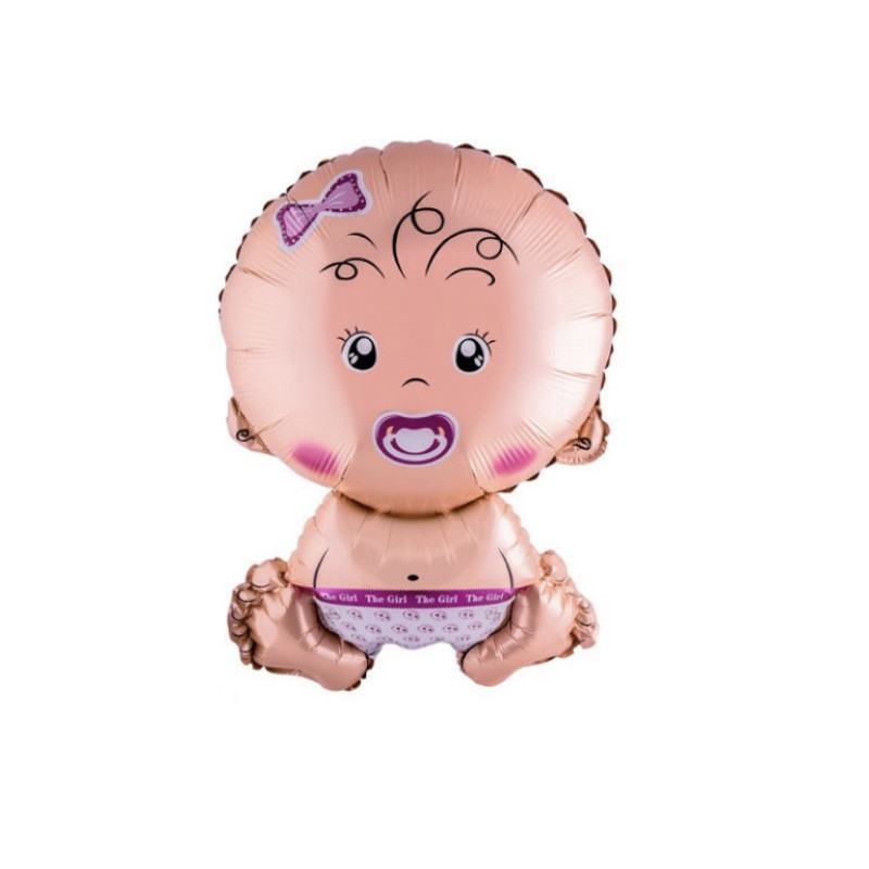 بادکنک فویلی مدل دختر کد 004433