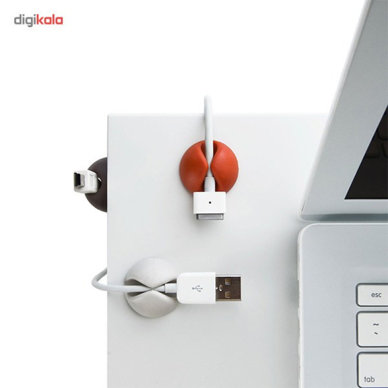 نگهدارنده کابل بلولانژ مدل CableDrop بسته 6 عددی
