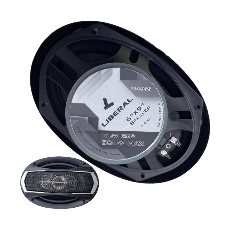 اسپیکر پشت خودرو لیبرال مدل Li-6995 سایز 6x9 اینچ بسته دوعددی