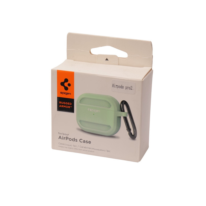 کاور اسپیگن مدل Rugged Armor مناسب برای کیس اپل ایرپاد Airpods 3