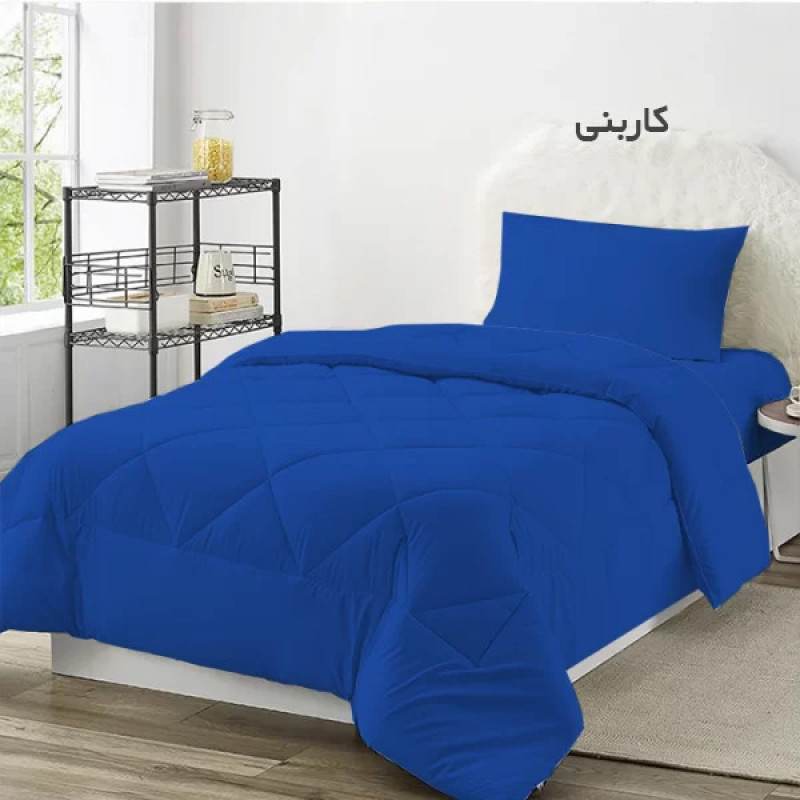 لحاف چیداری مدل میکرو یک نفره سایز 190x220سانتی متر