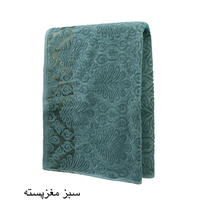 حوله حمام هنرمند مدل سلطنتی سایز 100x165 سانتی متر