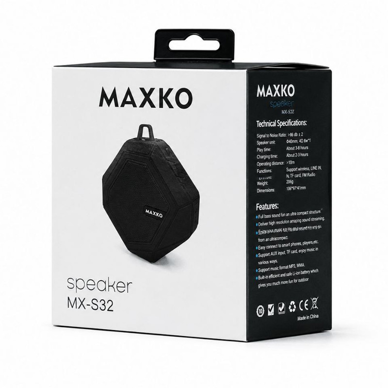 اسپیکر بلوتوثی مدل MAXKO MX-S32
