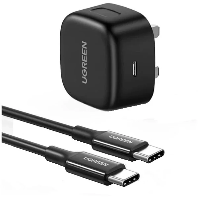 شارژر دیواری 25 وات  یک پورت یوگرین مدل 50577-CD250  به همراه کابل usb-c