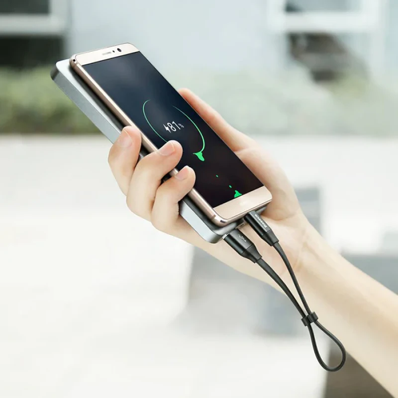 کابل تبدیل USB به USB-C باسئوس مدل CATMBJ-01 طول 0.23 متر