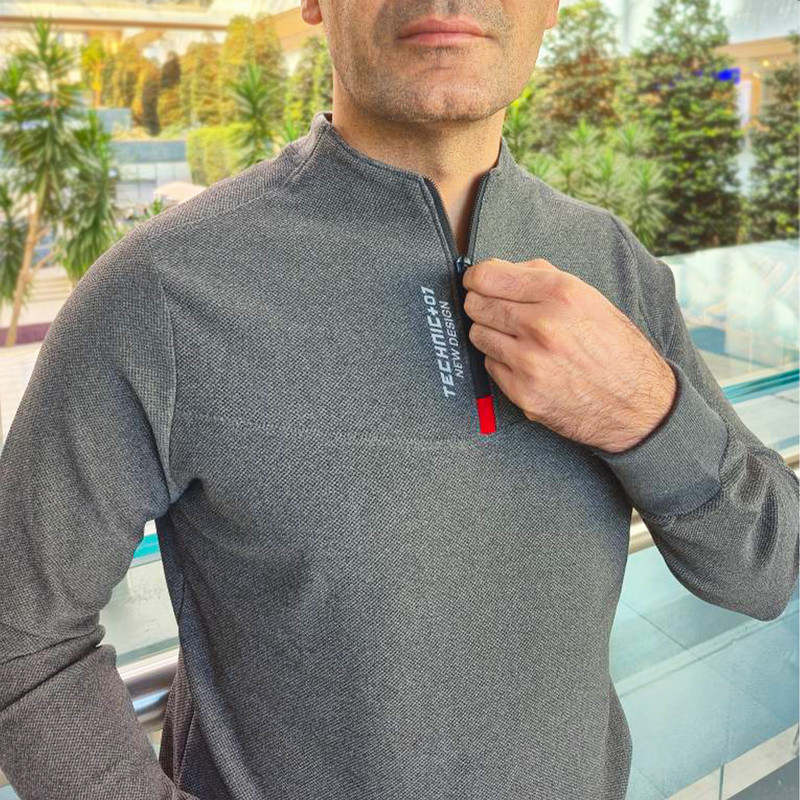 سویشرت ورزشی مردانه تکنیک+07 مدل  TS-173-MO-DOR
