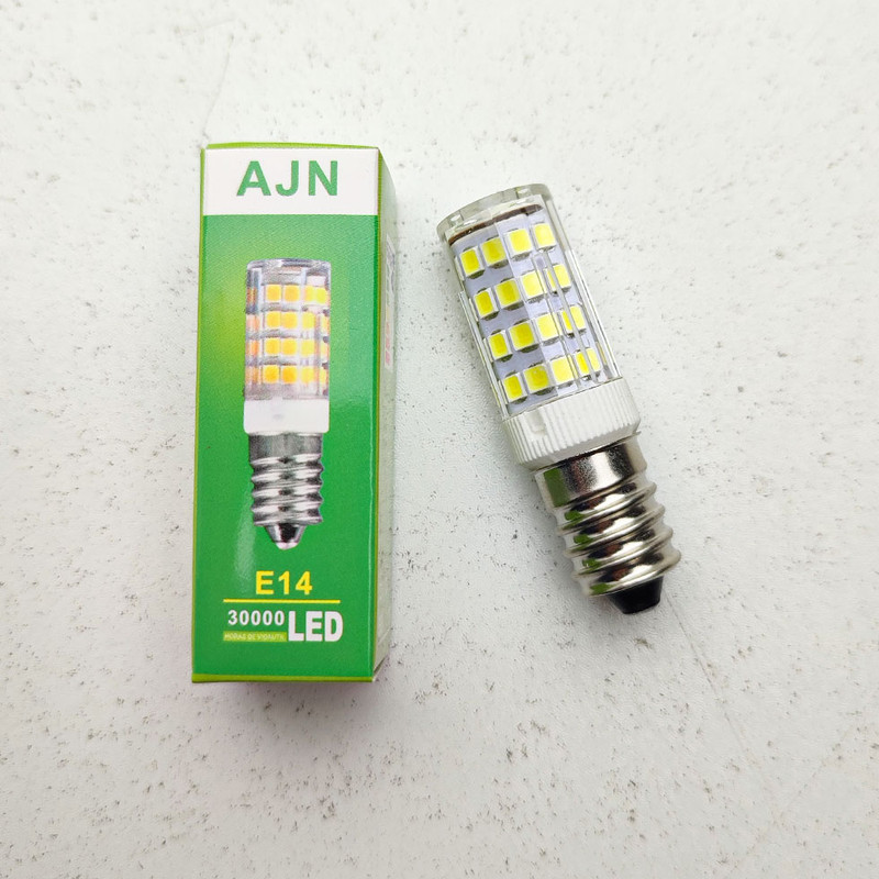 لامپ بلالی 5 وات  ای جی ان مدل 220v پایه E14 بسته 3 عددی