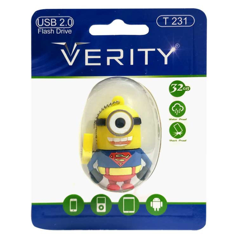 فلش مموری وریتی مدل T231 USB 2.0 ظرفیت 32 گیگابایت