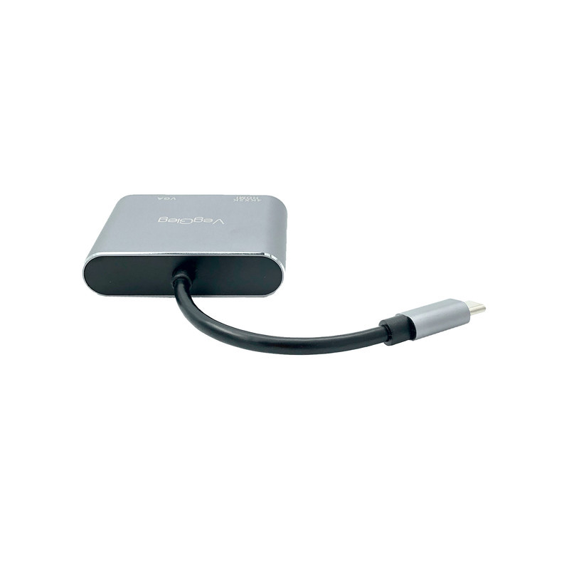 مبدل usb-C به HDMI  VGA وگیگ مدل V-TC02