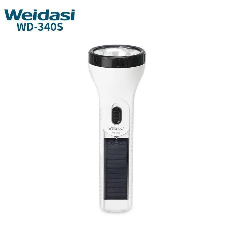 چراغ قوه دستی ویداسی مدل خورشیدی کد WD-340S