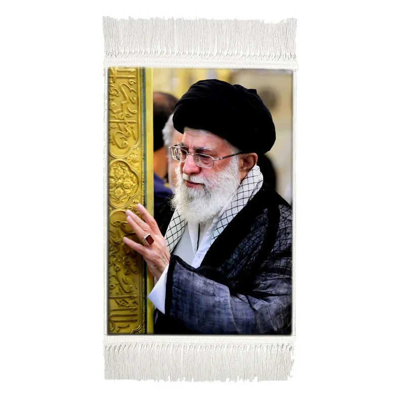 تابلو فرش ماشینی طرح رهبر شهید آیت الله سید علی خامنه ای