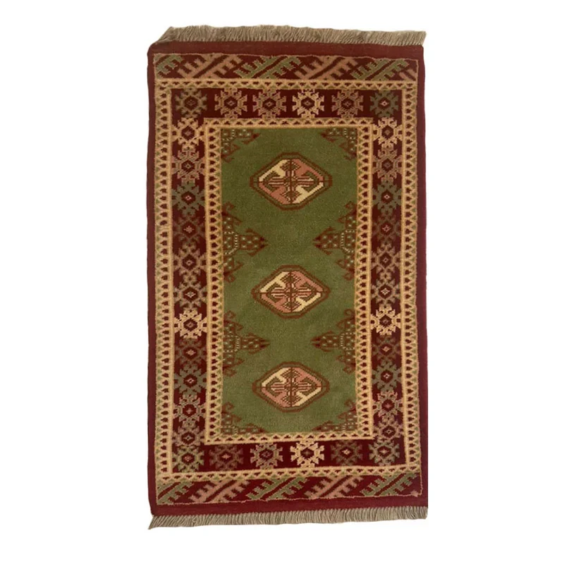 فرش دستباف نیم متری مدل ترکمن کد Nkpstp1