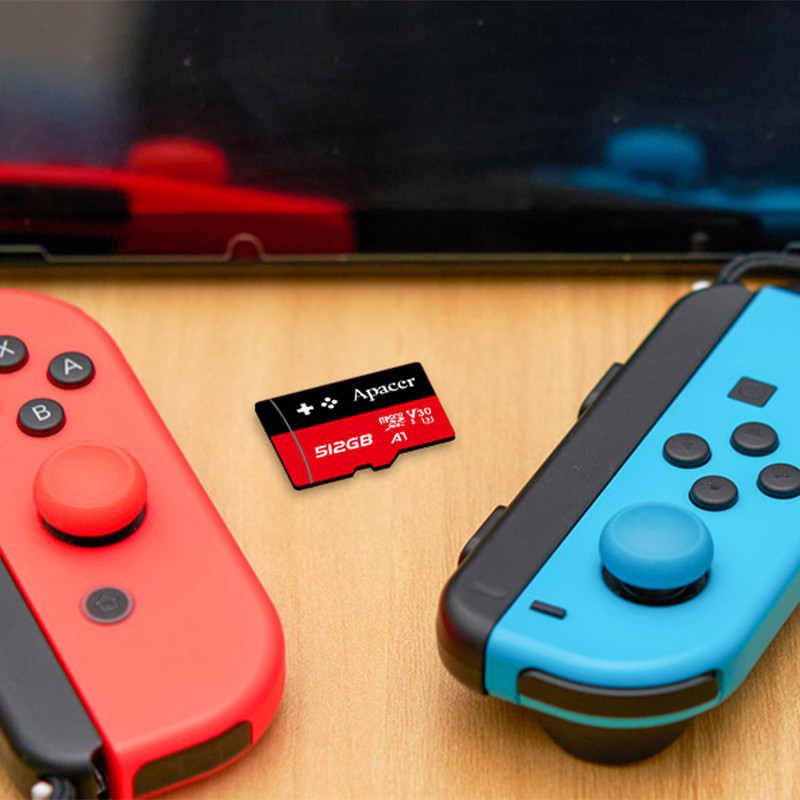 کارت حافظهMicroSDXC اپیسر مدلGaming card استاندارد XC CL10 U3 سرعت  10080MBps ظرفیت 64 گیگابایت