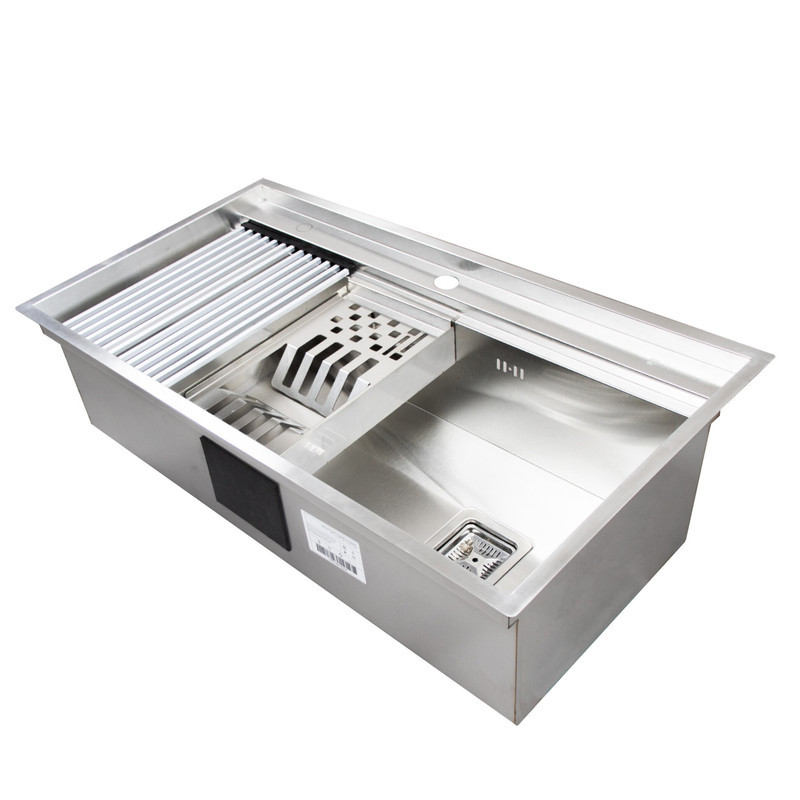 سینک ظرفشویی استیل توکار یک لگنه کمتال مدل A-74