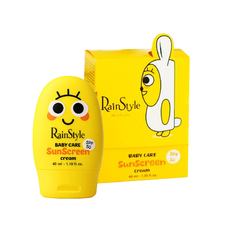 کرم ضد آفتاب کودک رین استایل مدل BABY CARE Spf50 حجم 40 میلی لیتر
