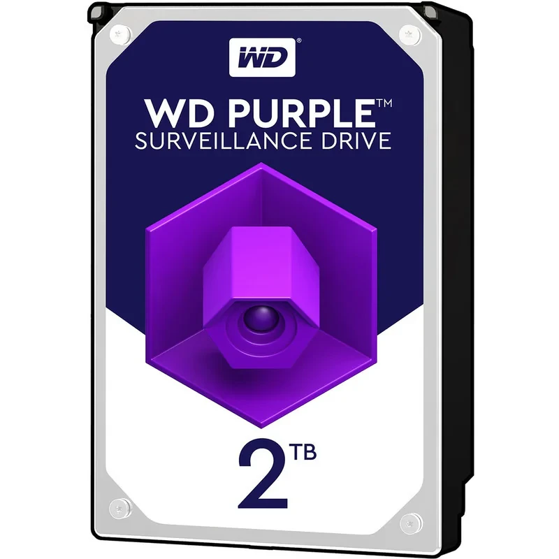 هارد دیسک اینترنال وسترن دیجیتال با رابط SATA 3.0 مدل WD 2TB Purple 64MB SATA 6Gbs ظرفیت 2 ترابایت