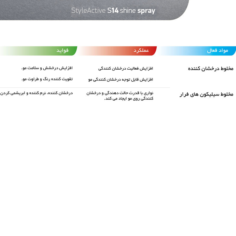 اسپری مو ارایبا مدل S14 حجم 150 میلی لیتر