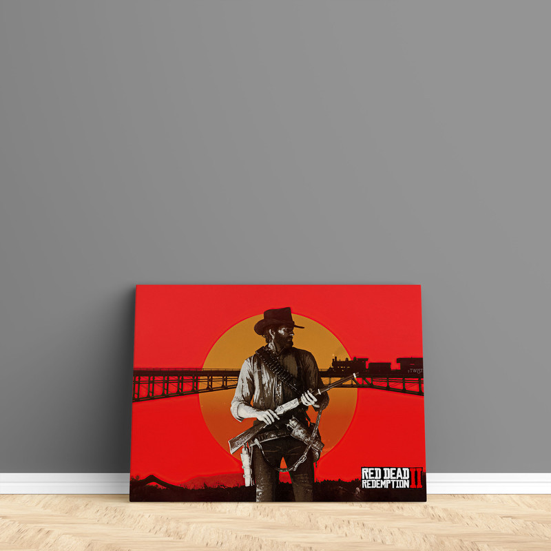 تابلو شاسی مدل گیمینگ رد دد ریدمپشن 2 شخصیت آرتور مورگان کد RDR2