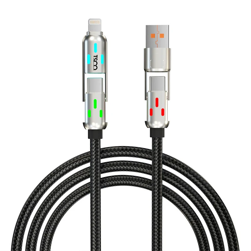 کابل تبدیل USBUSB-C به لایتنینگUSB-C تسکو مدل GCA 60 W طول 2 متر