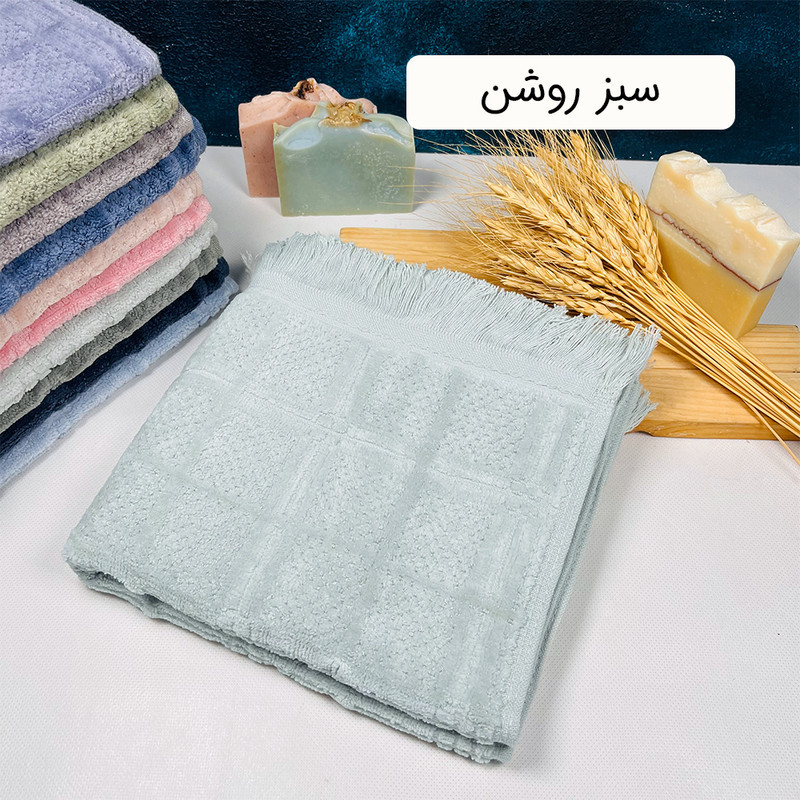 حوله دست و صورت طرح مارتا سایز 45×80 سانتی متر