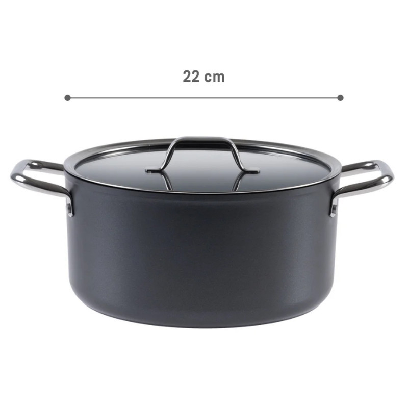 قابلمه تیتانیوم مادام کوکو مدل Titanium Profesional سایز 22