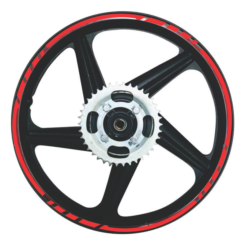 برچسب رینگ موتورسیکلت لیزارد مدل رفلکتیو کد LZD-1046 مجموعه 12 عددی