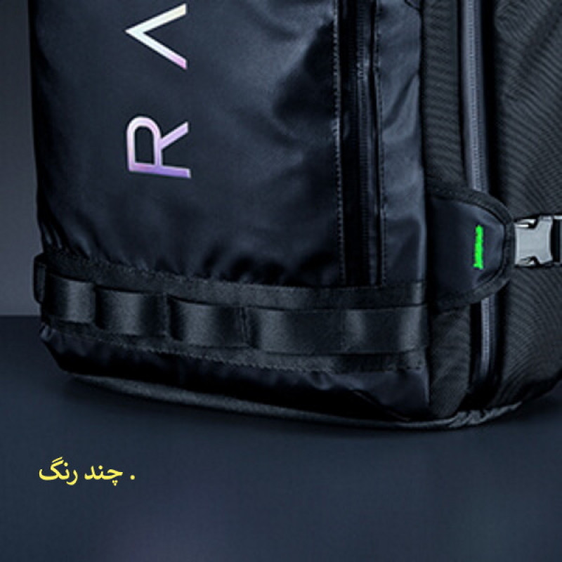 کوله‌ پشتی ریزر مدل rogue v3 مناسب برای لپ‌تاپ تا سایز 15.6 اینچ