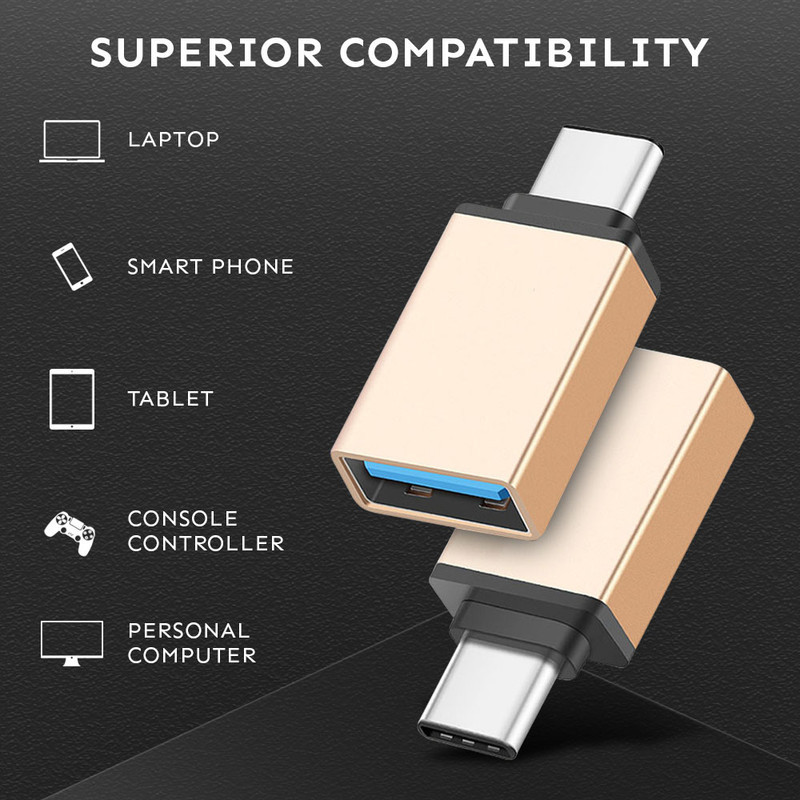 مبدل USB-C به USB OTG ریمکس مدل مونترال مجموعه 3 عددی