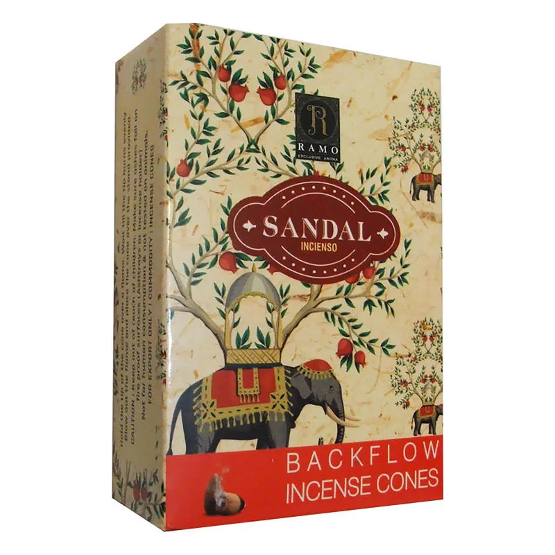 عود رامو مدل آبشاری طرح سندل کد ART-12 بسته 10 عددی