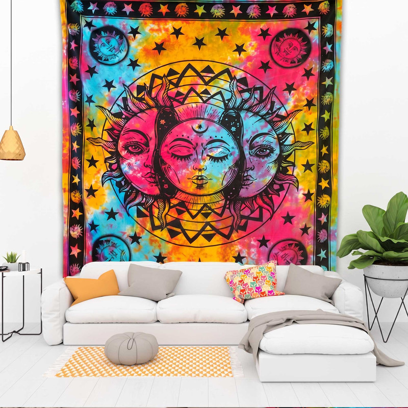 روتختی دو نفره مدل سنتی هندی کد 502 سایز 220x200 سانتی‌متر