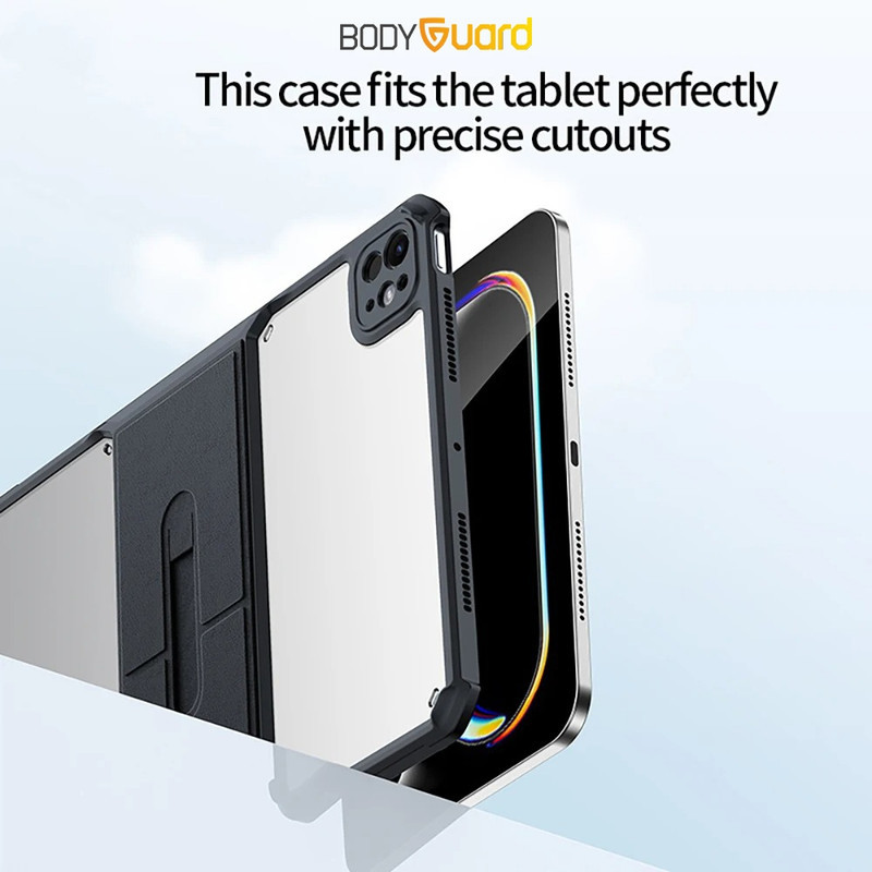کاور بادیگارد مدل Kickstand مناسب برای تبلت اپل iPad Pro 11 inch 2024 M4  iPad Pro 11 inch 2025 M5