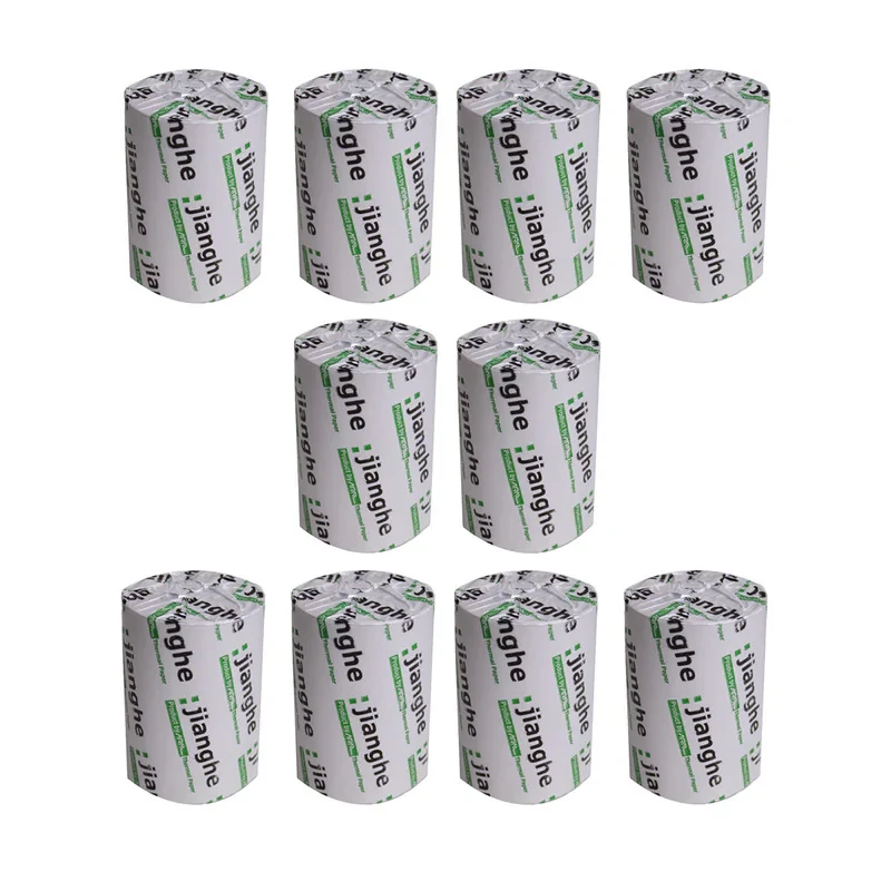 کاغذ حرارتی پرینتر جیانگ 40 متری مدل تک لفاف بسته 10 عددی
