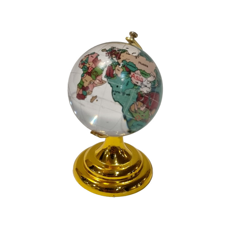 دکوری مدل کره زمین کریستال