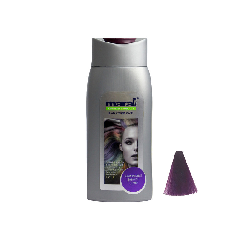 شامپو رنگساژ مارال شماره 8.96 حجم 200 میلی لیتر رنگ جاسمین