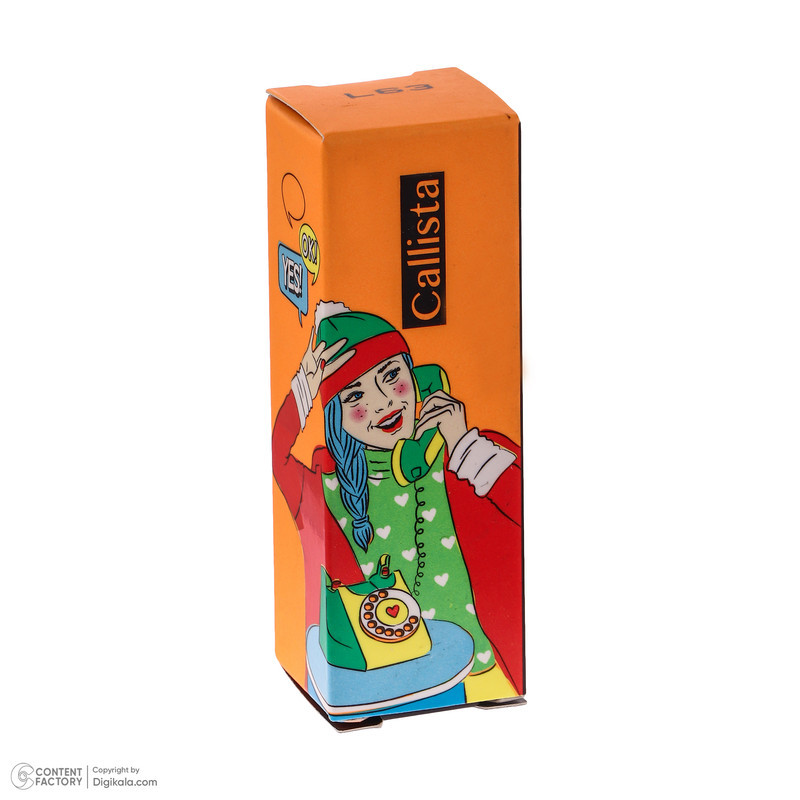رژ لب جامد براق کالیستا مدل Color Rich رنگ بنفش شماره L63