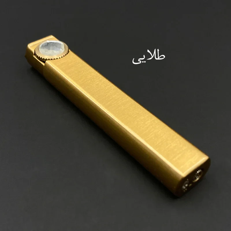 فندک مدل قلمی سنگی نگین دار  DKD-1546