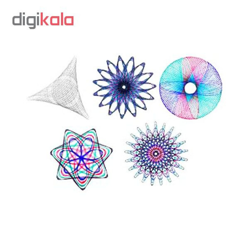 خط کش دوایر جادویی پارس رسام کد 02