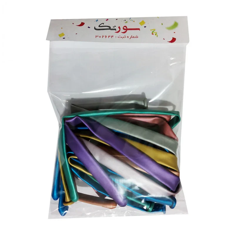 بادکنک ماری سورتک مدل کروم پلاس کد STM47 بسته 9 عددی