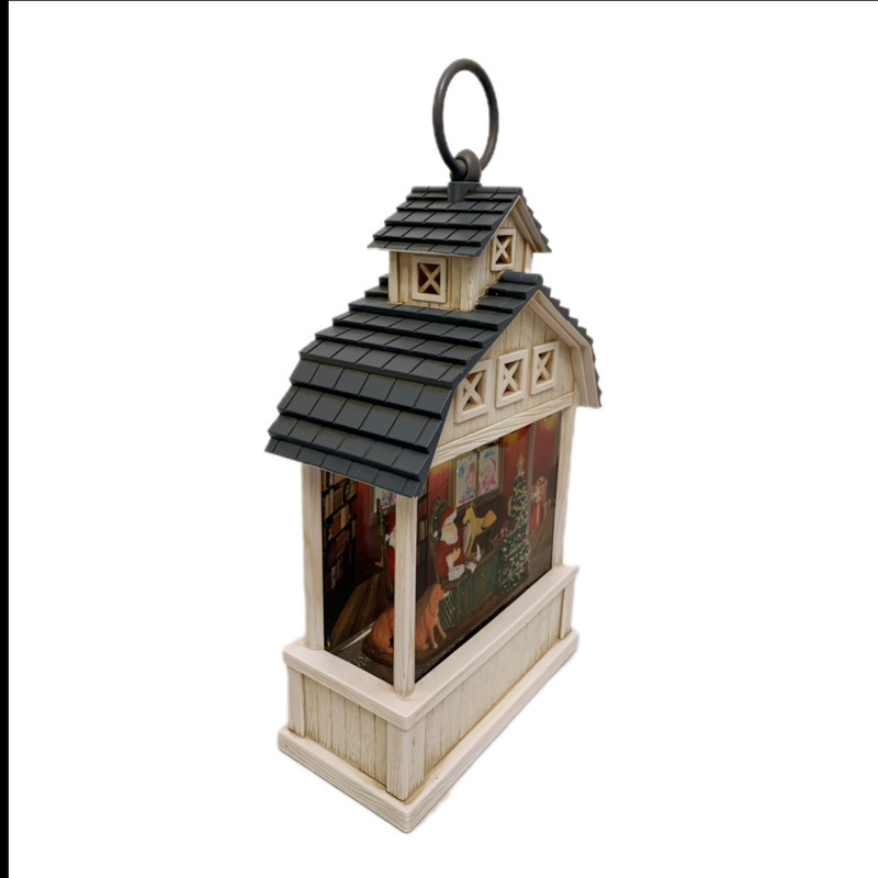 گوی موزیکال مدل پمپی کریسمسی طرح بابانوئل کد WDL-24010B