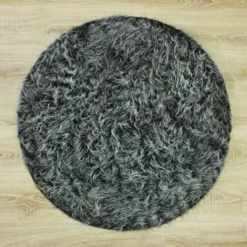 پادری هیراد هوم فرنشینگ طرح خز فانتزی سایز 110×110 سانتی متر