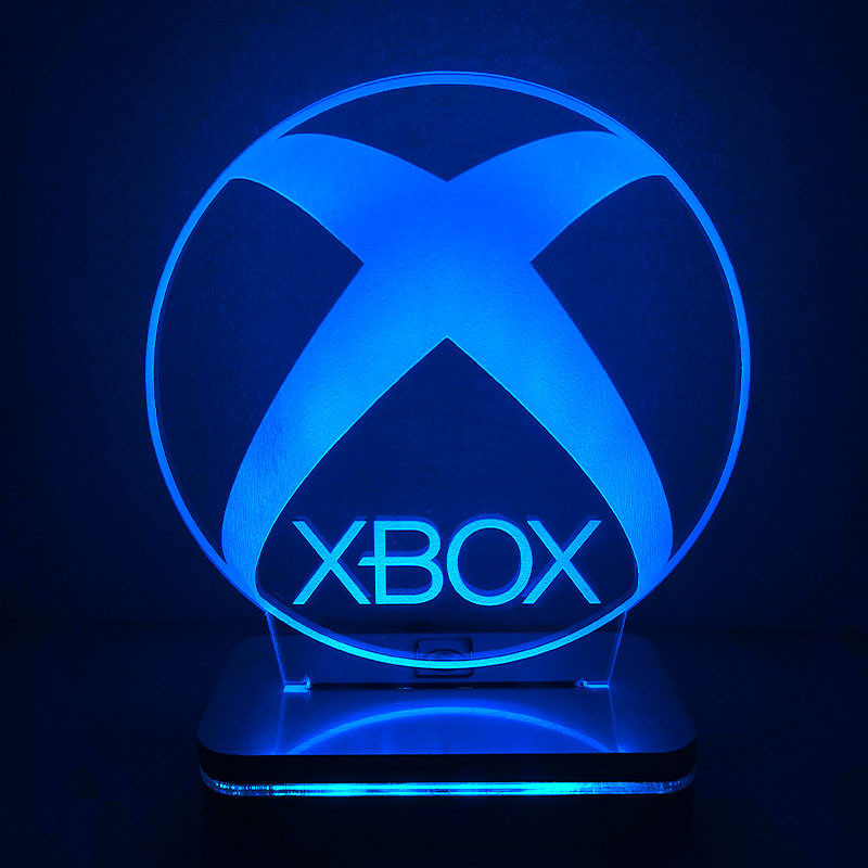 چراغ خواب سان لیزر طرح ایکس باکس XBOX مدل تک رنگ