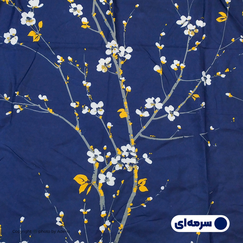 روکش لحاف مایکروفایبر آدنو مدل گلریز کد CH52 یک نفره سایز 160x220 سانتی‌متر